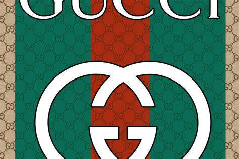 logo original de gucci|Gucci logo print.